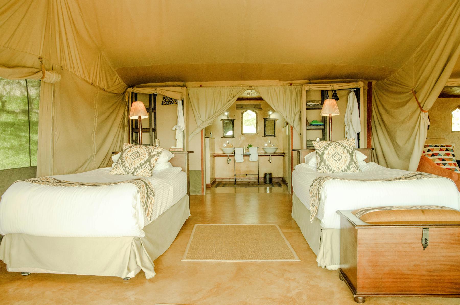 Luxuriöses Tented Camp im Busch