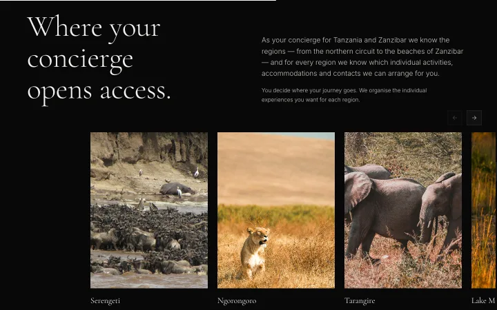 Concierge Service – Reiseziele in Tansania