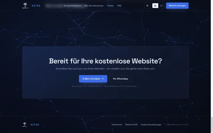 Mihikopoa Sites – Kostenlose Website anfragen